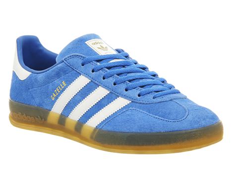 adidas indoor gazelle blue|light blue gazelle original.